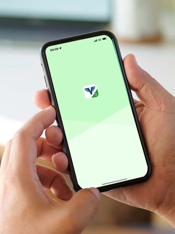 Startbildschirm der Quick-App auf einem Smartphone.